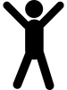 arms-up icon