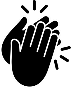 clapping hands icon
